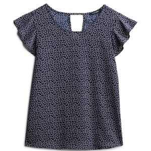 Papermoon-Kiera Keyhole Back Blouse